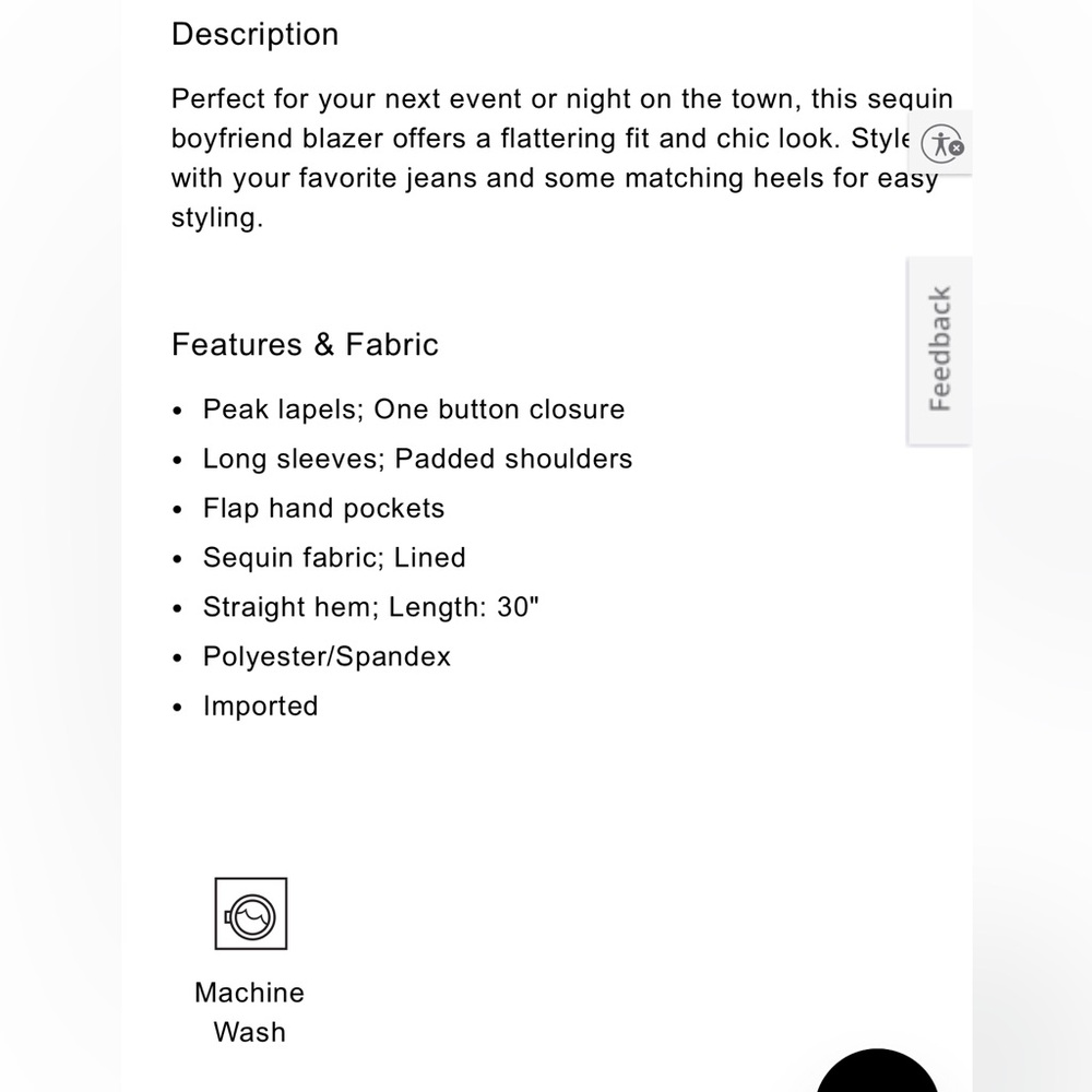 Express Shimmering Silver Sequin Jacket - image 6